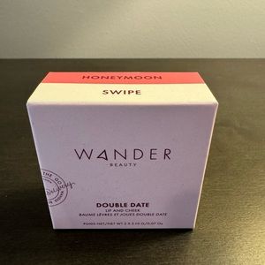 Wander Beauty Double Date Lip and Cheek Honeymoon 2 x .07 oz Full Size NIB